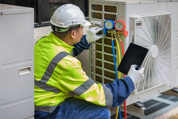 Professional Ductwork Repair technician working in New Waverly, IN